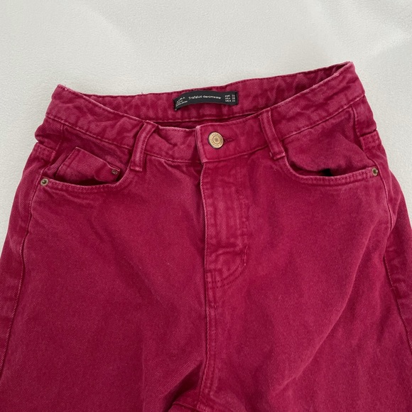Wine red jeans - Zara trafaluc denim USA 00 - Picture 1 of 3